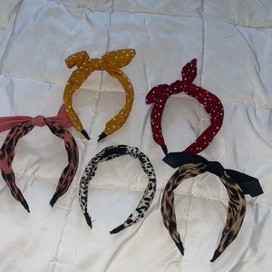 Five headbands